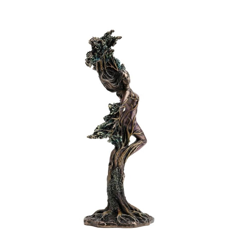 Bronze Finished Meliae The Forest Nymph Statue Greek Mythology - Picture 7 of 8